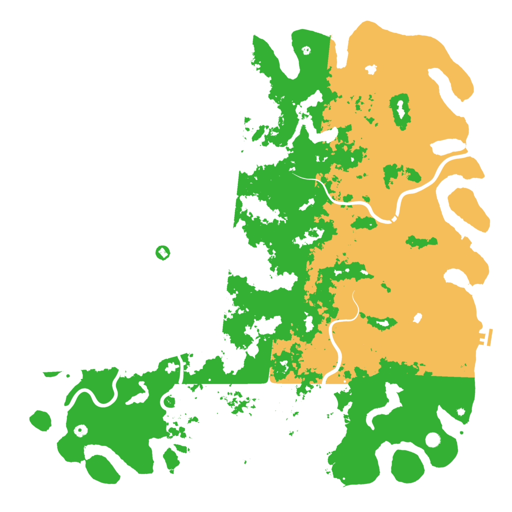 Biome Rust Map: Procedural Map, Size: 6000, Seed: 187659941