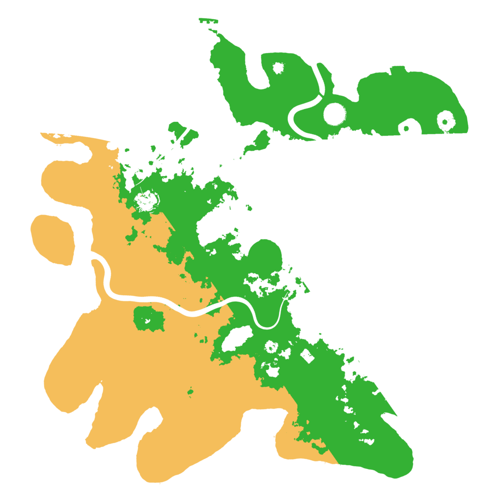 Biome Rust Map: Procedural Map, Size: 3950, Seed: 1241790387