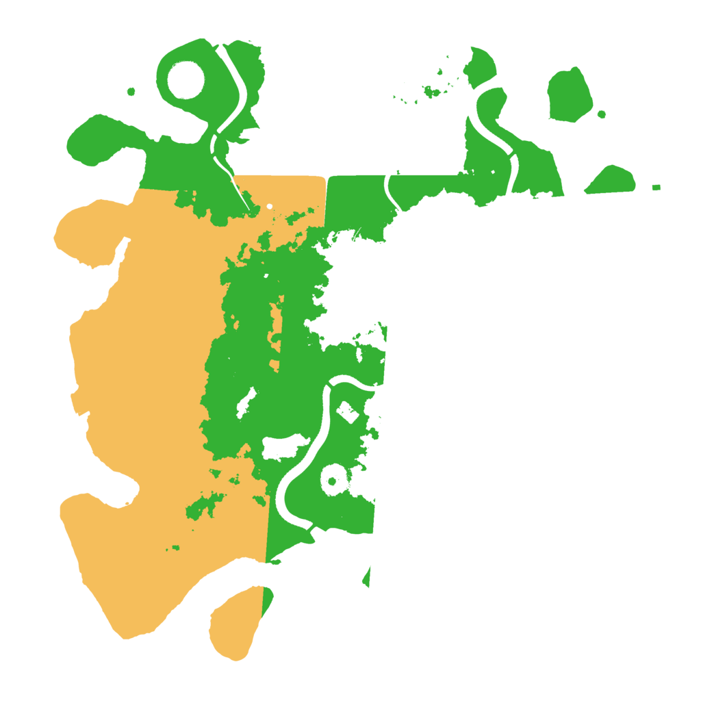 Biome Rust Map: Procedural Map, Size: 3500, Seed: 230324