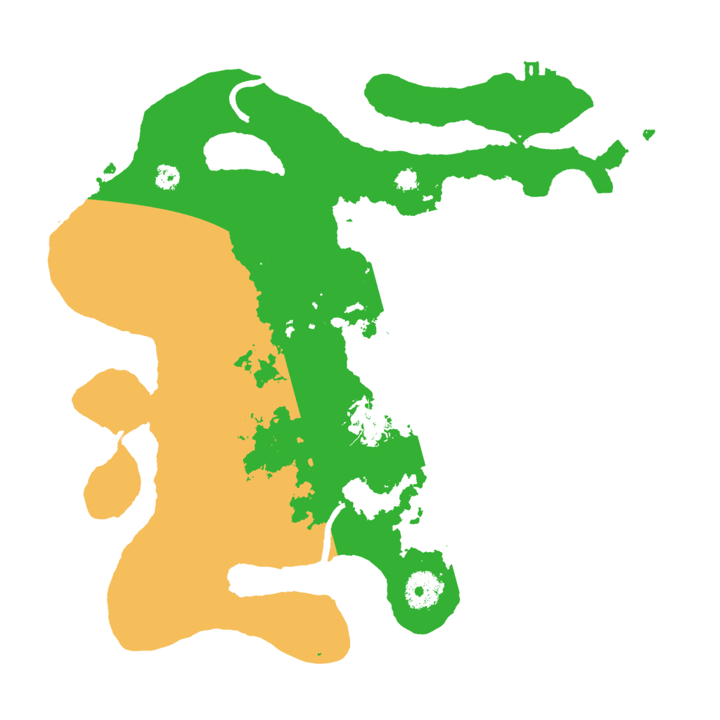 Biome Rust Map: Procedural Map, Size: 3000, Seed: 32783227