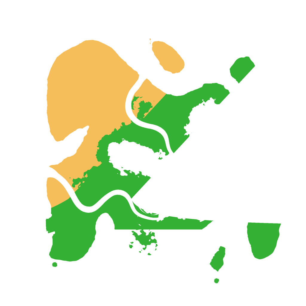 Biome Rust Map: Procedural Map, Size: 2500, Seed: 834237