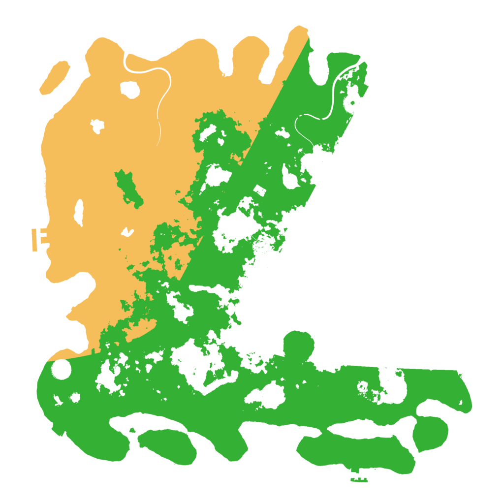 Biome Rust Map: Procedural Map, Size: 4500, Seed: 49173014