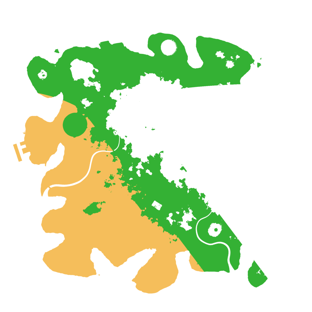 Biome Rust Map: Procedural Map, Size: 3500, Seed: 512754395