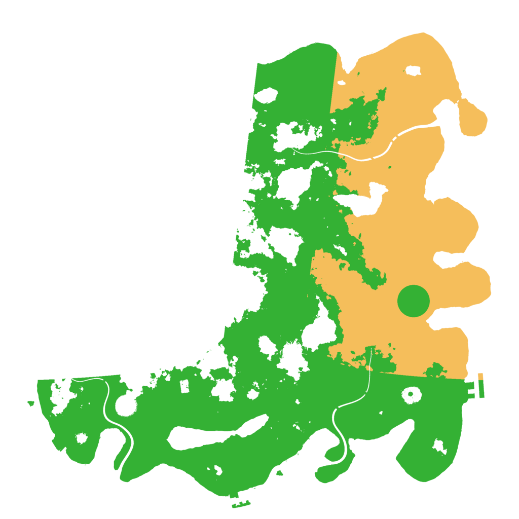 Biome Rust Map: Procedural Map, Size: 4250, Seed: 2084455811