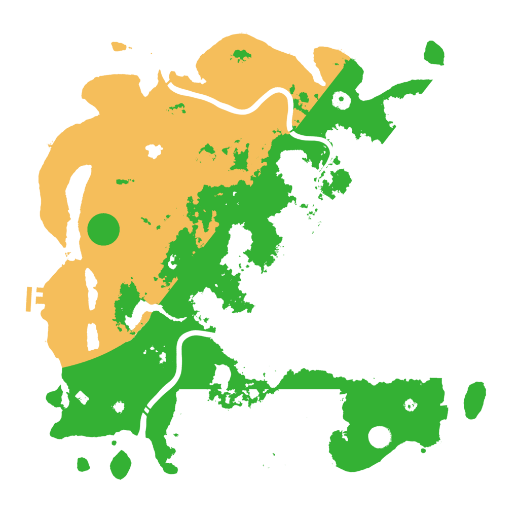 Biome Rust Map: Procedural Map, Size: 4250, Seed: 457882