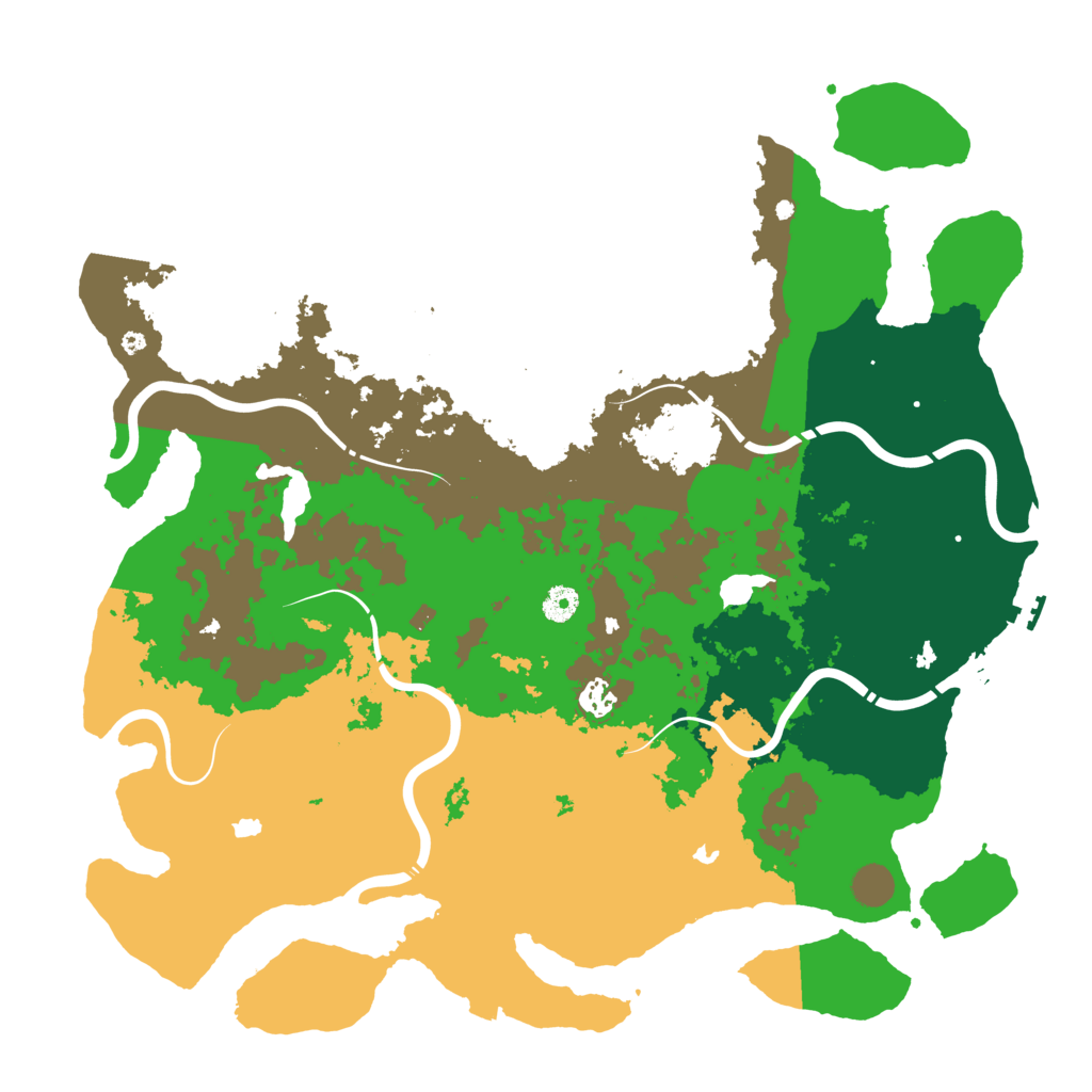 Biome Rust Map: Procedural Map, Size: 4500, Seed: 112