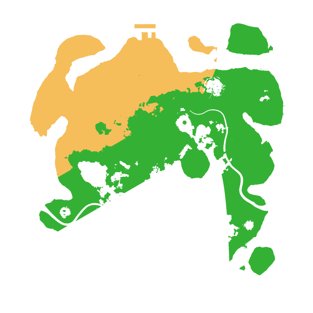 Biome Rust Map: Procedural Map, Size: 3000, Seed: 1908401126