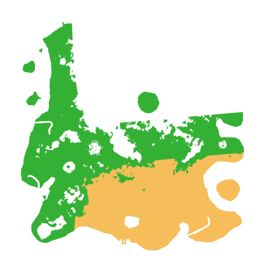 Biome Rust Map: Procedural Map, Size: 3500, Seed: 479912554