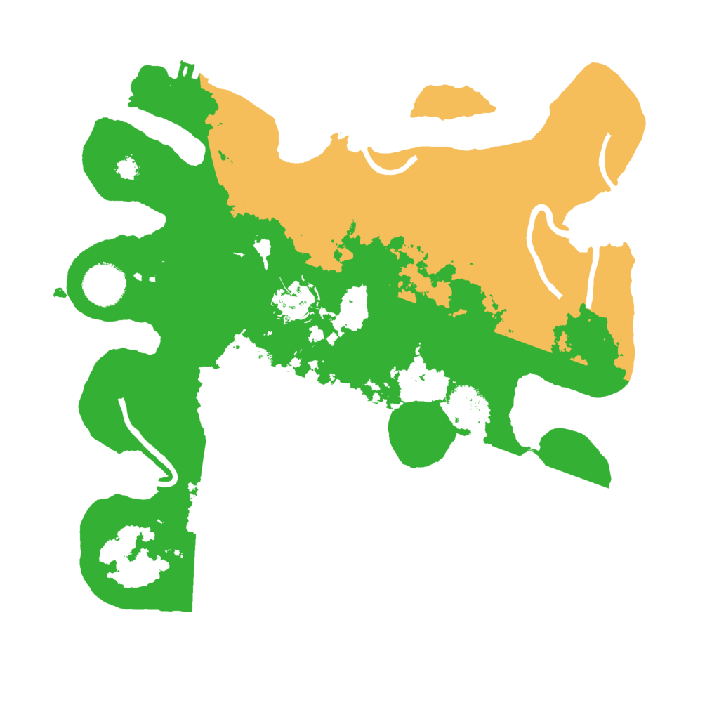 Biome Rust Map: Procedural Map, Size: 3000, Seed: 1072307089