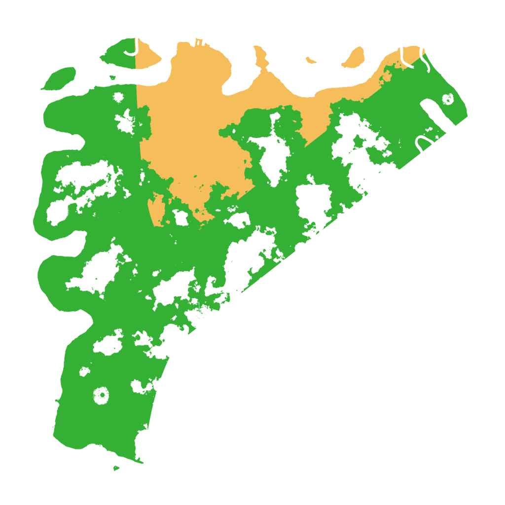 Biome Rust Map: Procedural Map, Size: 4500, Seed: 262016