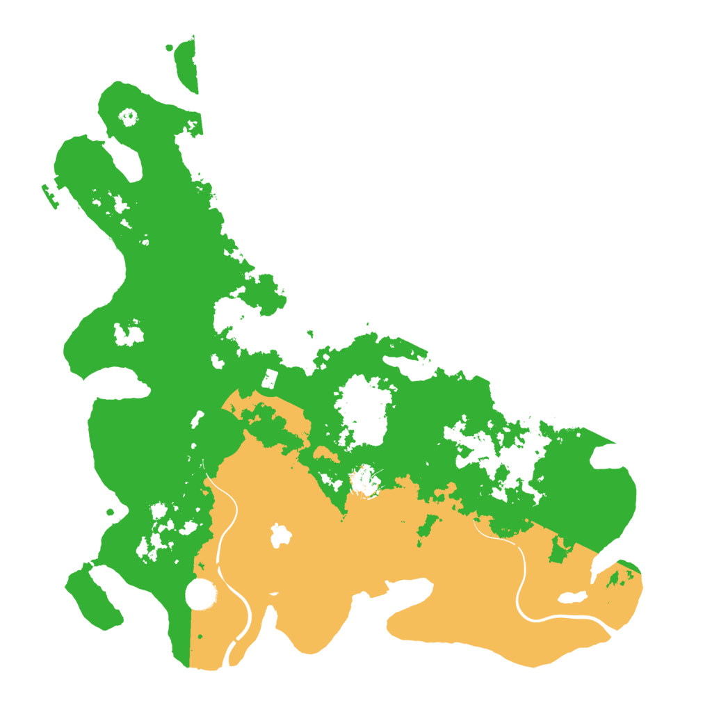 Biome Rust Map: Procedural Map, Size: 4000, Seed: 204367524