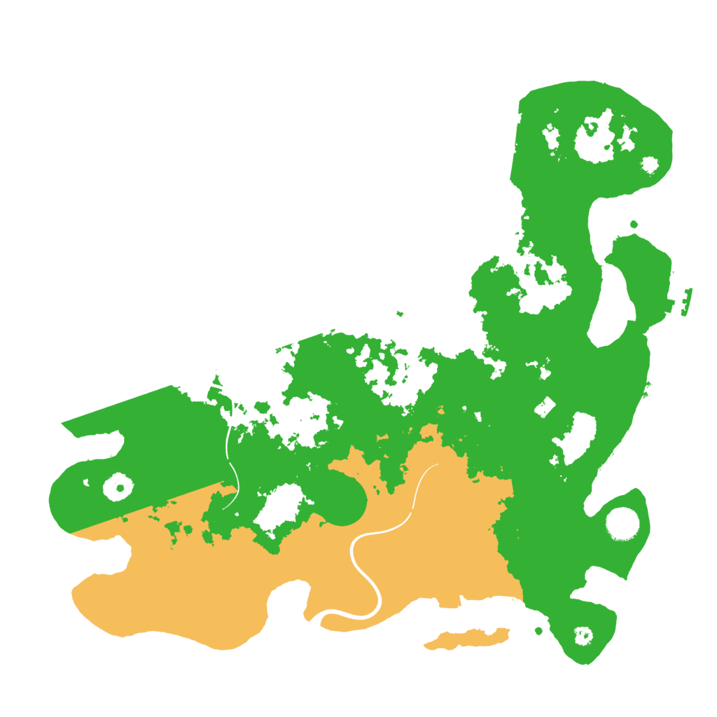 Biome Rust Map: Procedural Map, Size: 3800, Seed: 648252