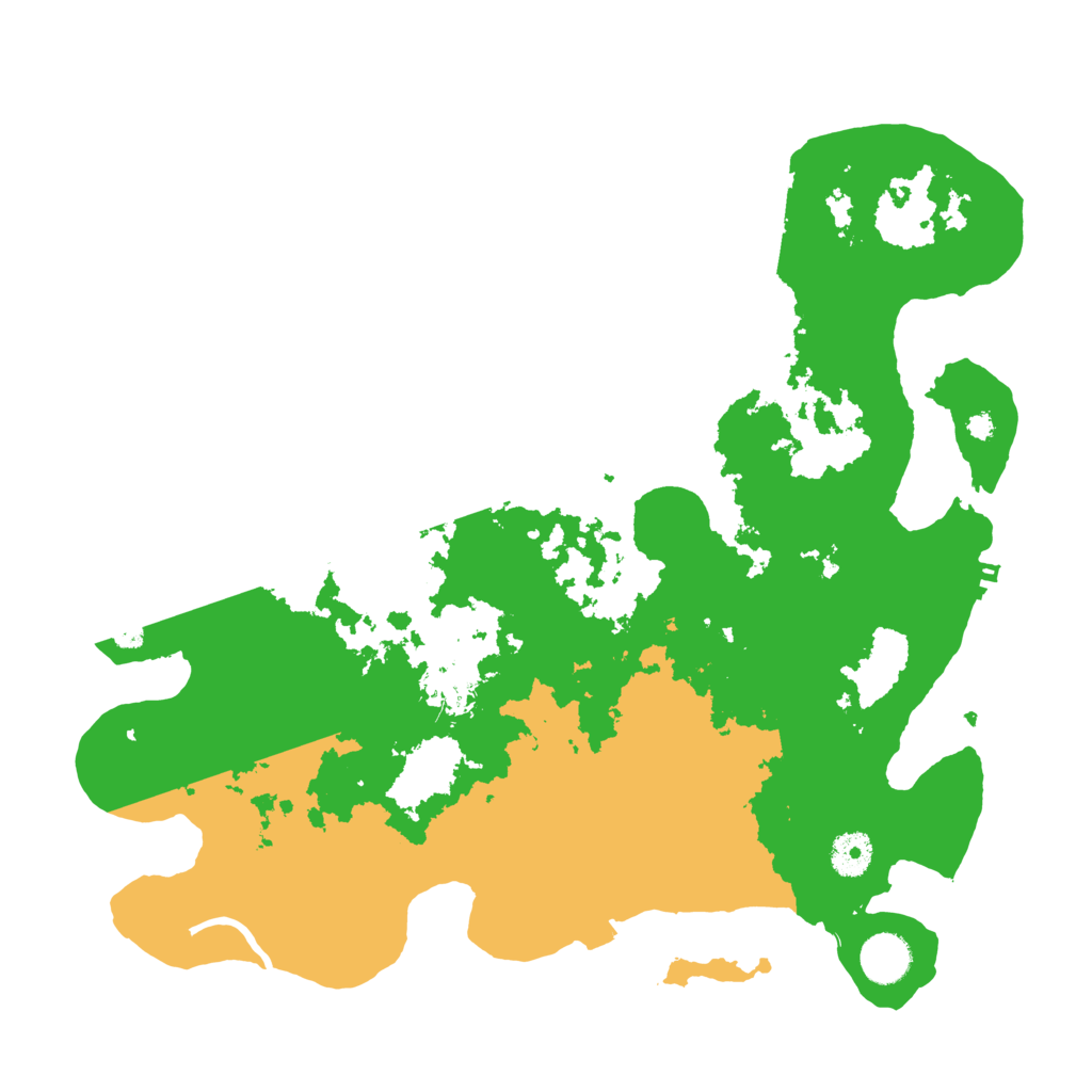 Biome Rust Map: Procedural Map, Size: 3800, Seed: 648252