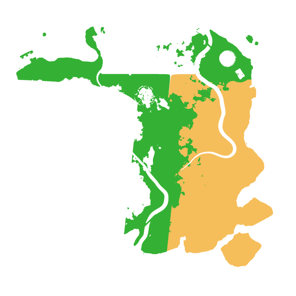 Biome Rust Map: Procedural Map, Size: 3250, Seed: 1540075