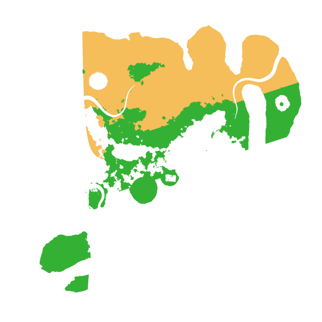Biome Rust Map: Procedural Map, Size: 3250, Seed: 390268