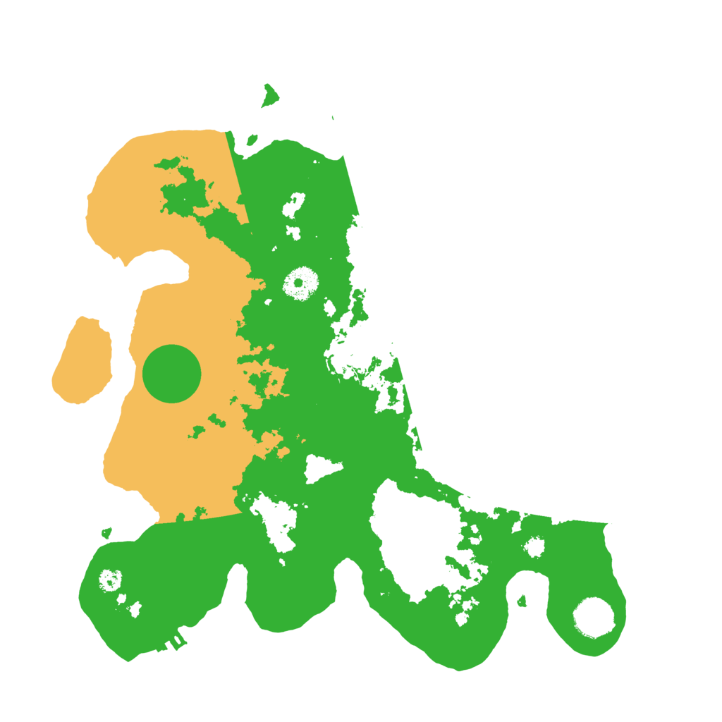 Biome Rust Map: Procedural Map, Size: 3250, Seed: 3383975