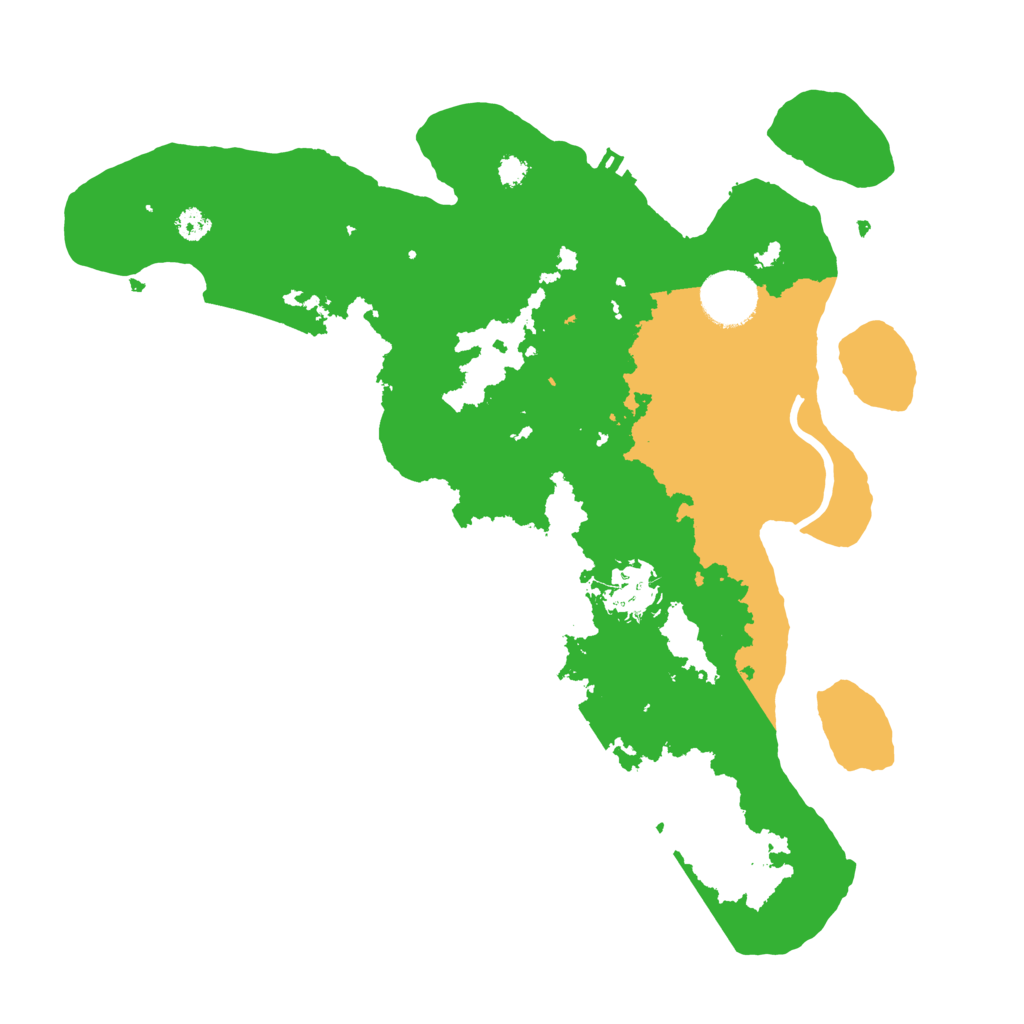 Biome Rust Map: Procedural Map, Size: 3250, Seed: 73184