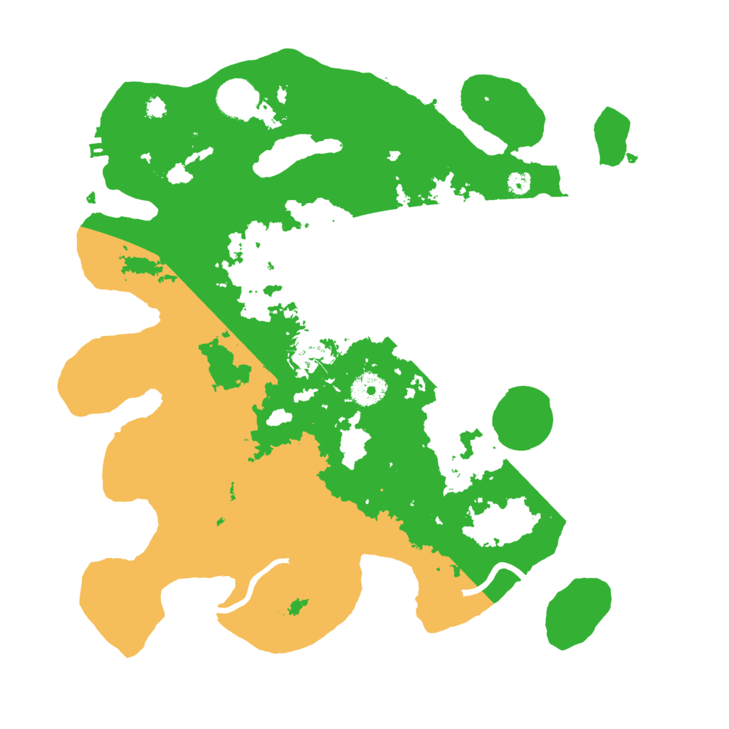 Biome Rust Map: Procedural Map, Size: 3250, Seed: 5135877