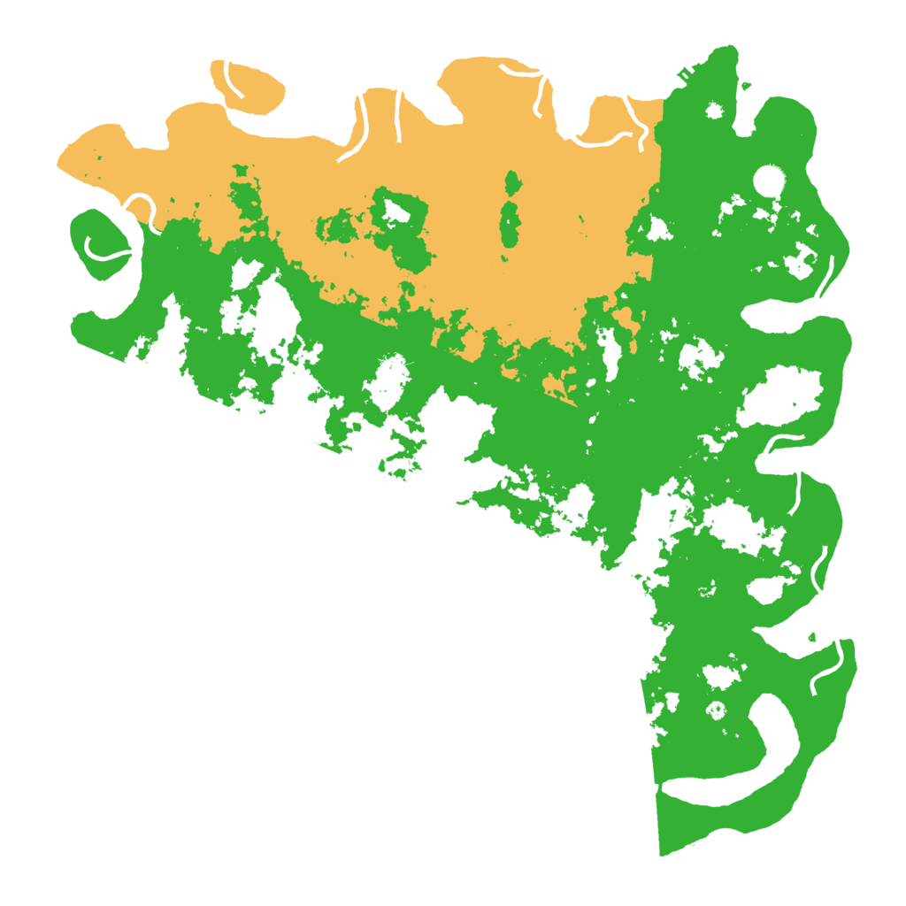 Biome Rust Map: Procedural Map, Size: 5000, Seed: 1999