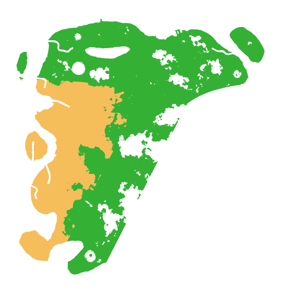 Biome Rust Map: Procedural Map, Size: 4000, Seed: 86734