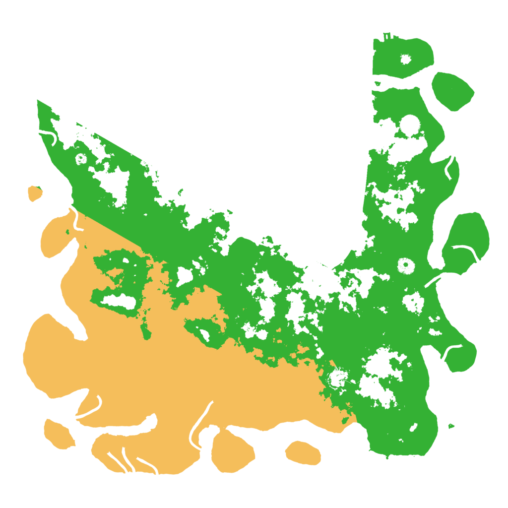 Biome Rust Map: Procedural Map, Size: 4500, Seed: 314740541
