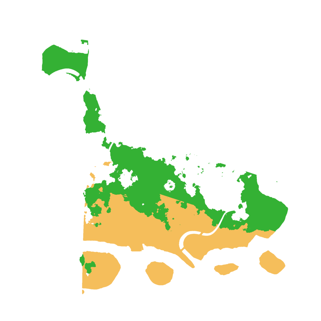 Biome Rust Map: Procedural Map, Size: 3000, Seed: 19593