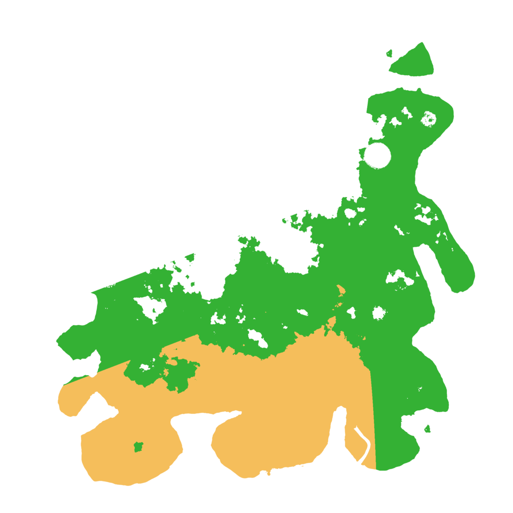 Biome Rust Map: Procedural Map, Size: 3550, Seed: 454822
