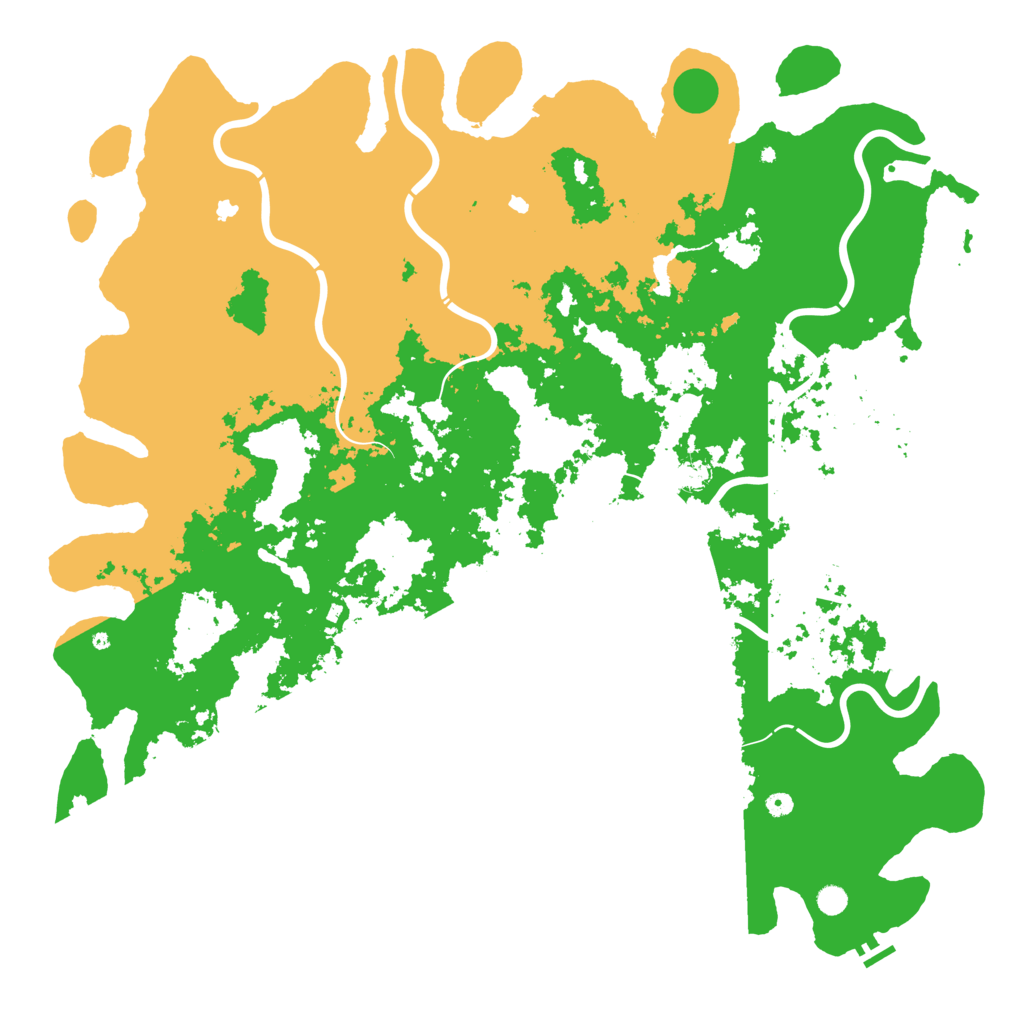 Biome Rust Map: Procedural Map, Size: 6000, Seed: 1938456