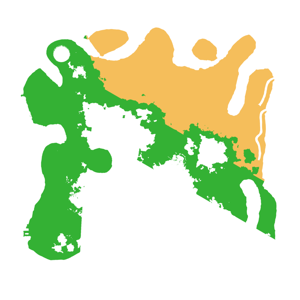 Biome Rust Map: Procedural Map, Size: 3250, Seed: 4472914