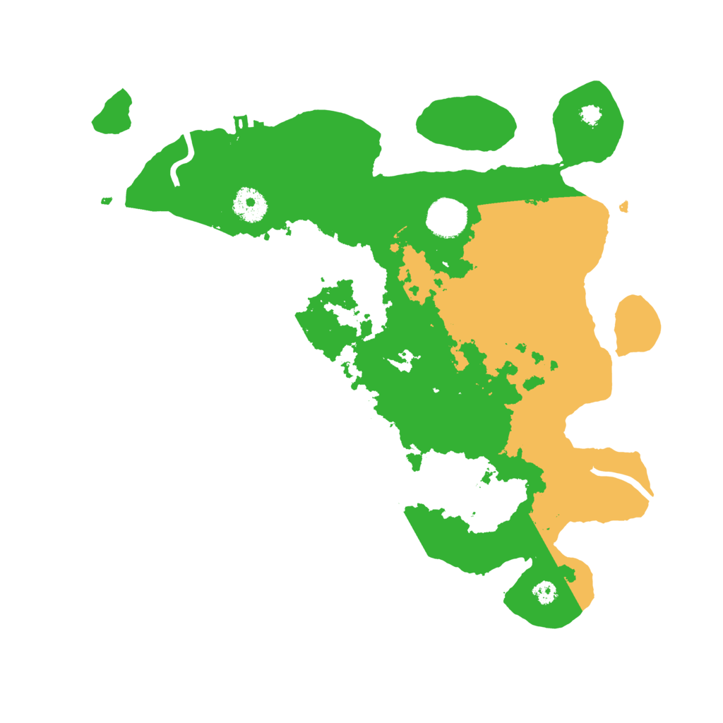 Biome Rust Map: Procedural Map, Size: 3250, Seed: 1804178