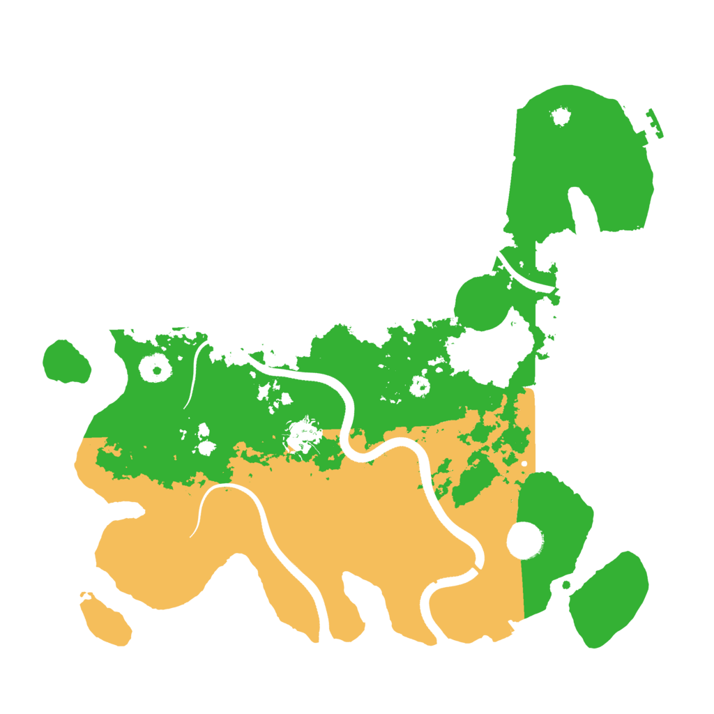 Biome Rust Map: Procedural Map, Size: 3500, Seed: 1215752191