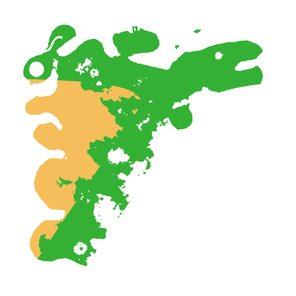 Biome Rust Map: Procedural Map, Size: 3500, Seed: 92679847