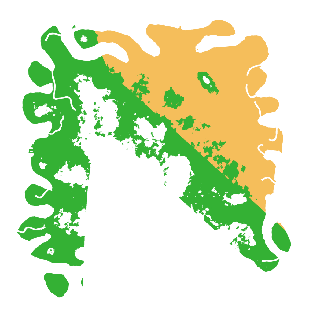 Biome Rust Map: Procedural Map, Size: 4500, Seed: 1591240016