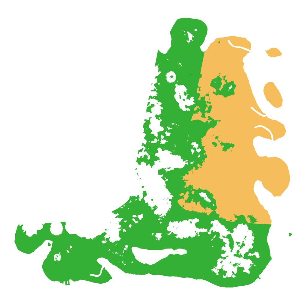 Biome Rust Map: Procedural Map, Size: 4300, Seed: 492248402