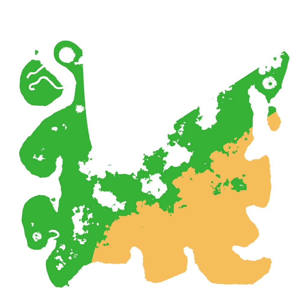 Biome Rust Map: Procedural Map, Size: 3500, Seed: 955018