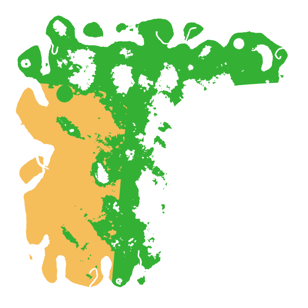 Biome Rust Map: Procedural Map, Size: 5000, Seed: 45821