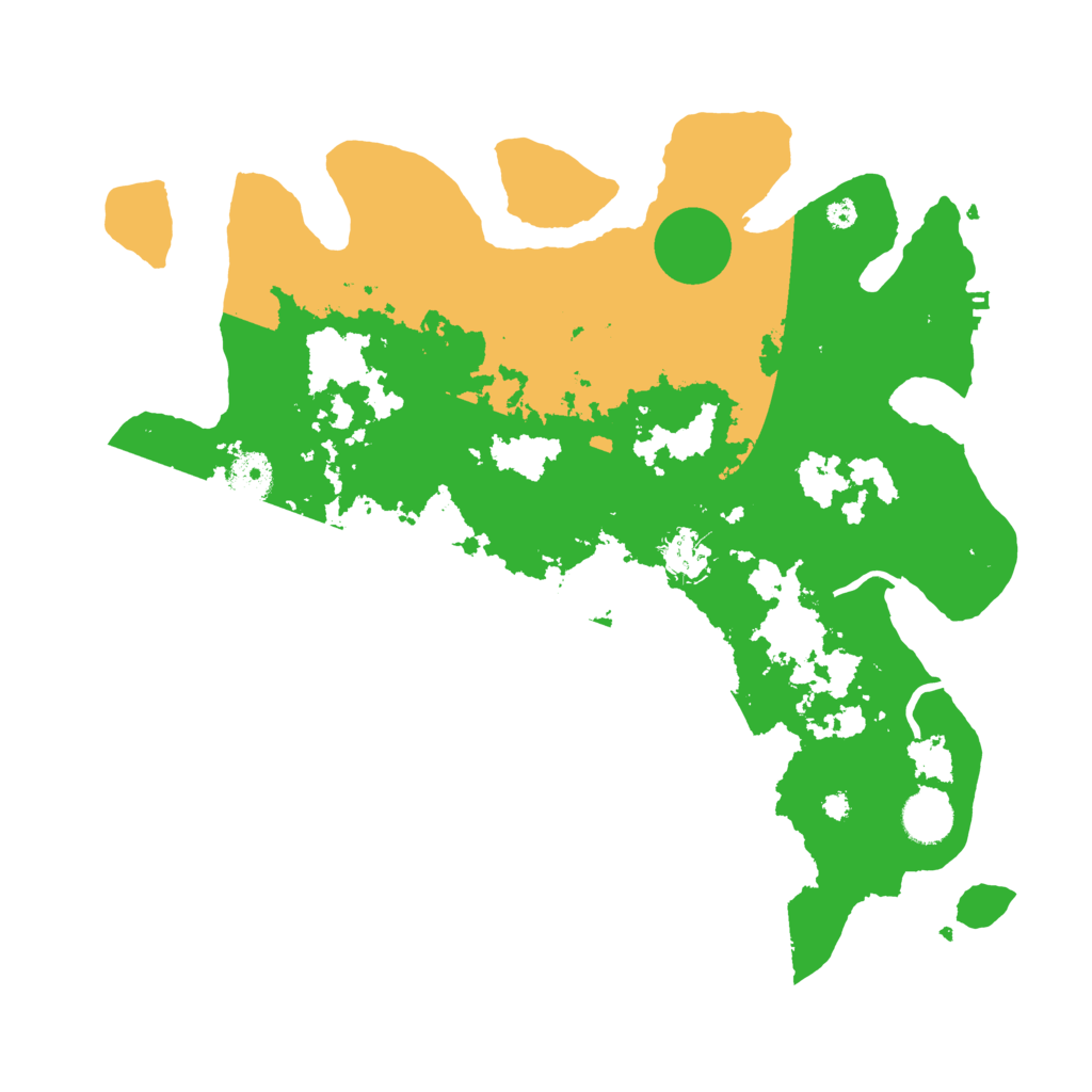 Biome Rust Map: Procedural Map, Size: 3750, Seed: 390428
