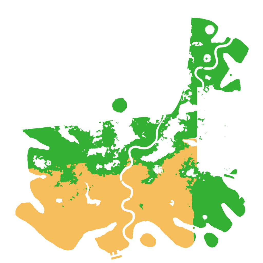 Biome Rust Map: Procedural Map, Size: 5000, Seed: 7987444