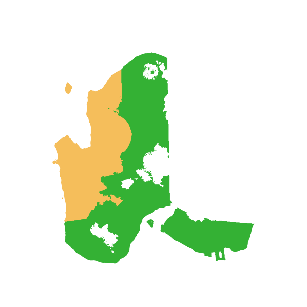 Biome Rust Map: Procedural Map, Size: 2000, Seed: 7265016
