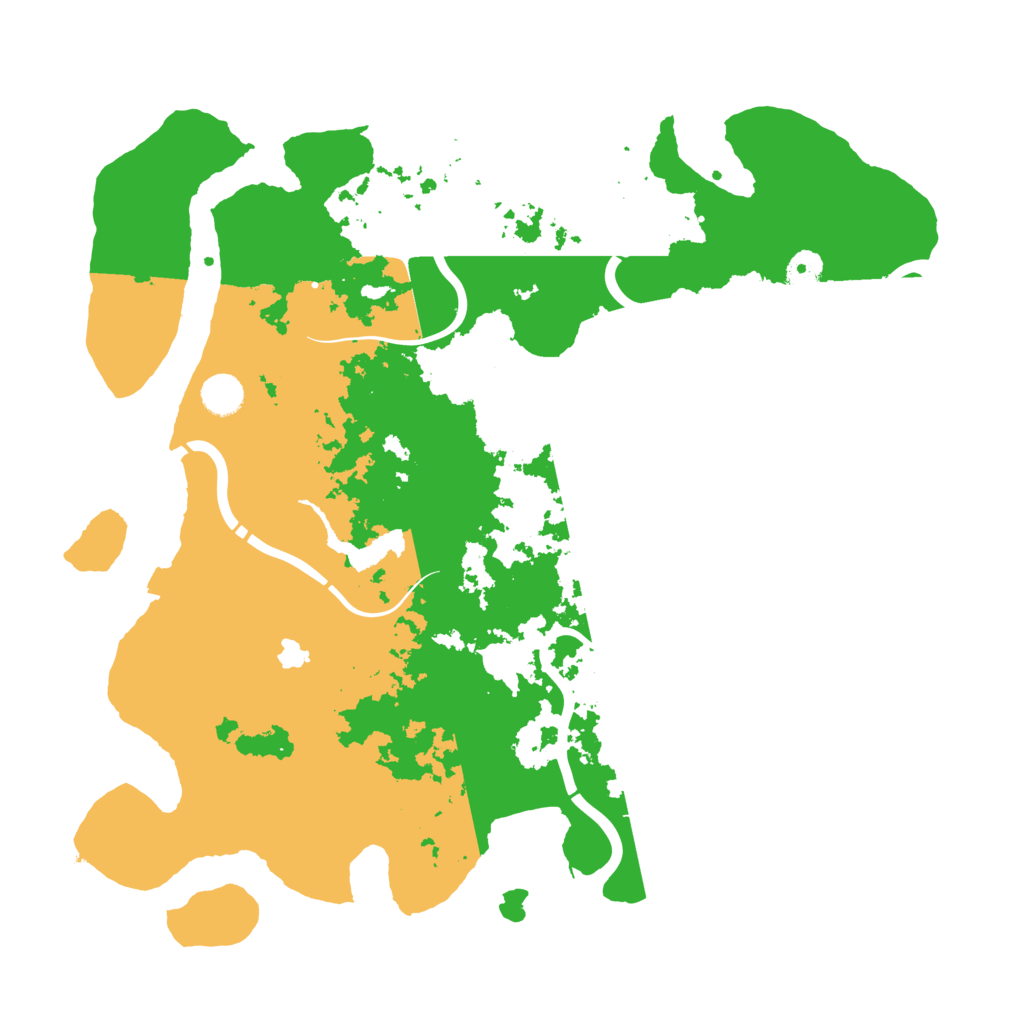 Biome Rust Map: Procedural Map, Size: 4300, Seed: 369369369