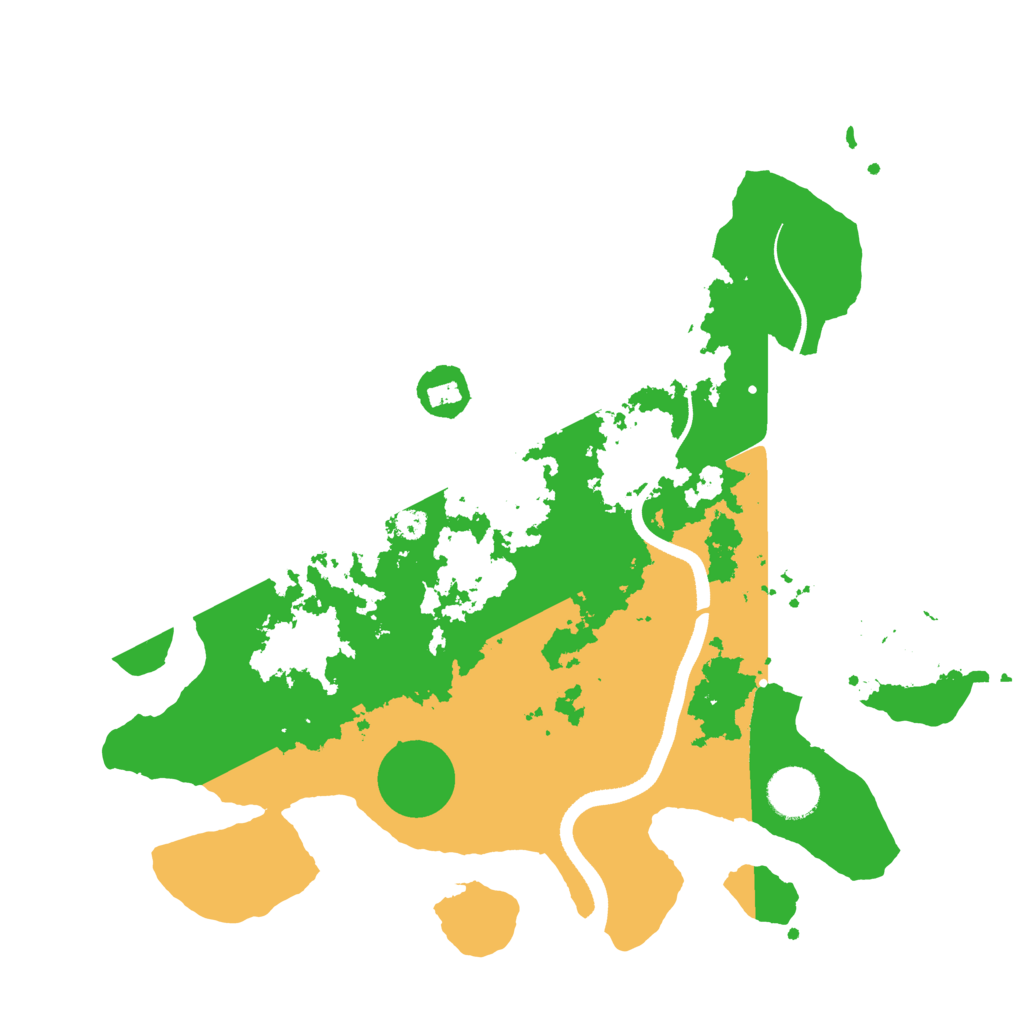 Biome Rust Map: Procedural Map, Size: 3500, Seed: 1123395992