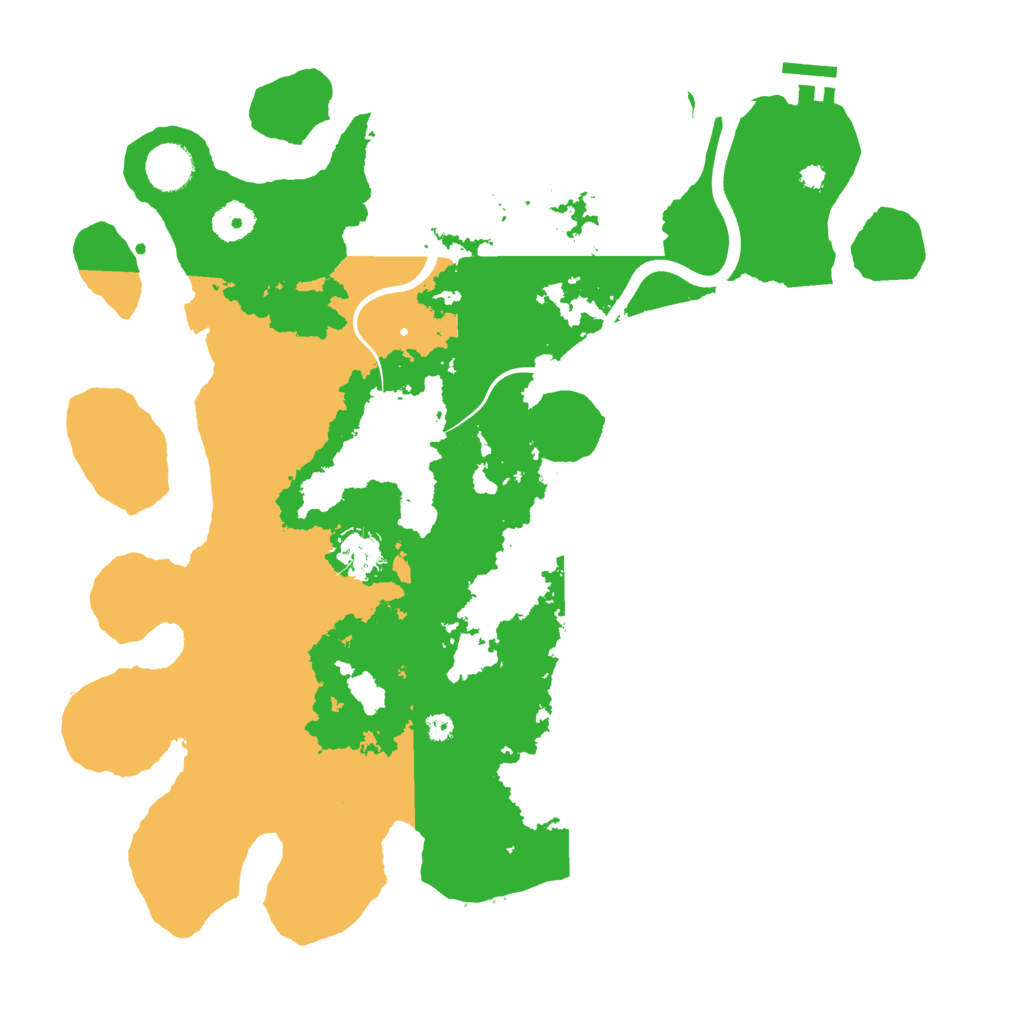 Biome Rust Map: Procedural Map, Size: 3800, Seed: 1013102287