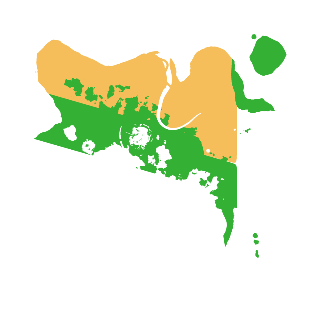 Biome Rust Map: Procedural Map, Size: 2500, Seed: 1946842464