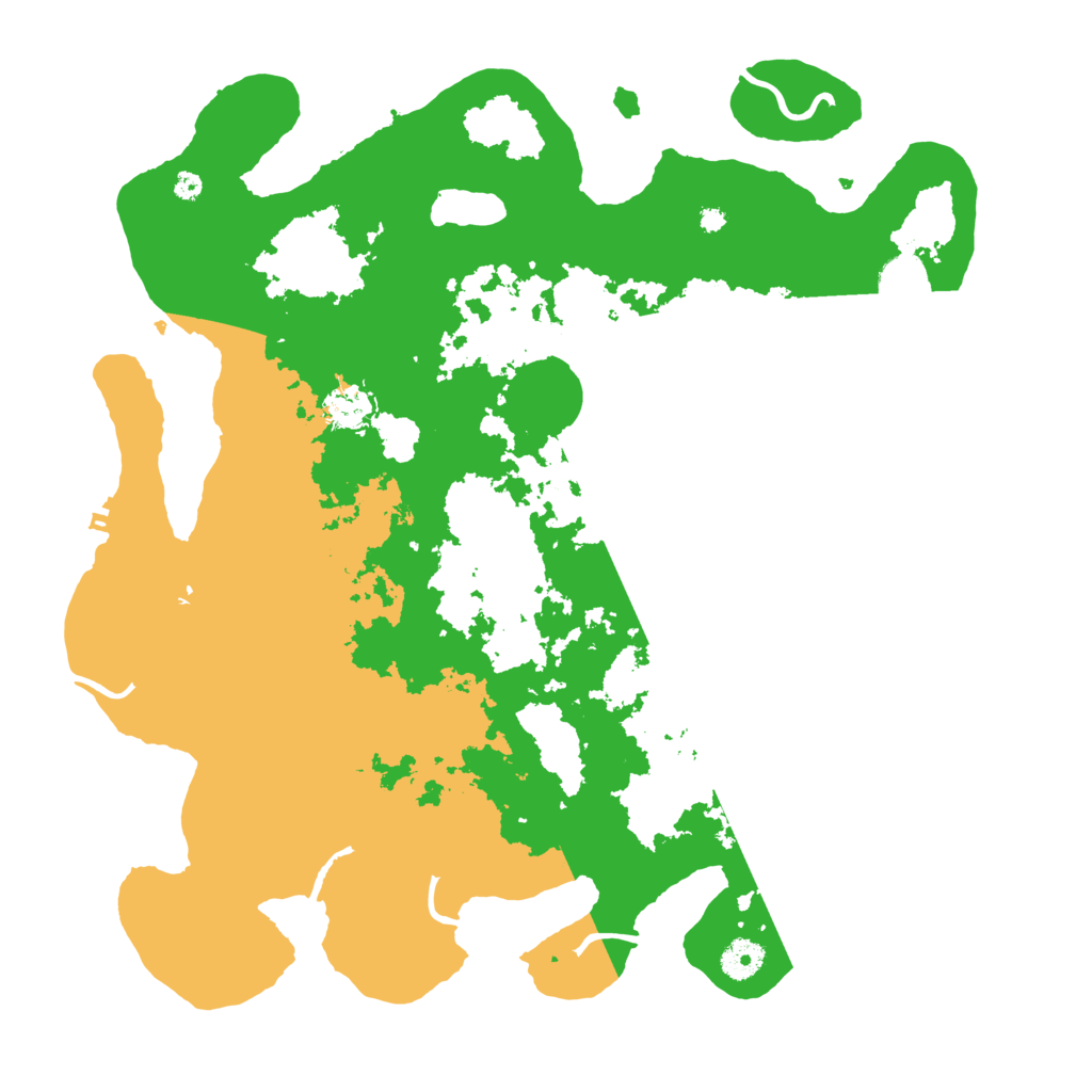 Biome Rust Map: Procedural Map, Size: 4000, Seed: 9666