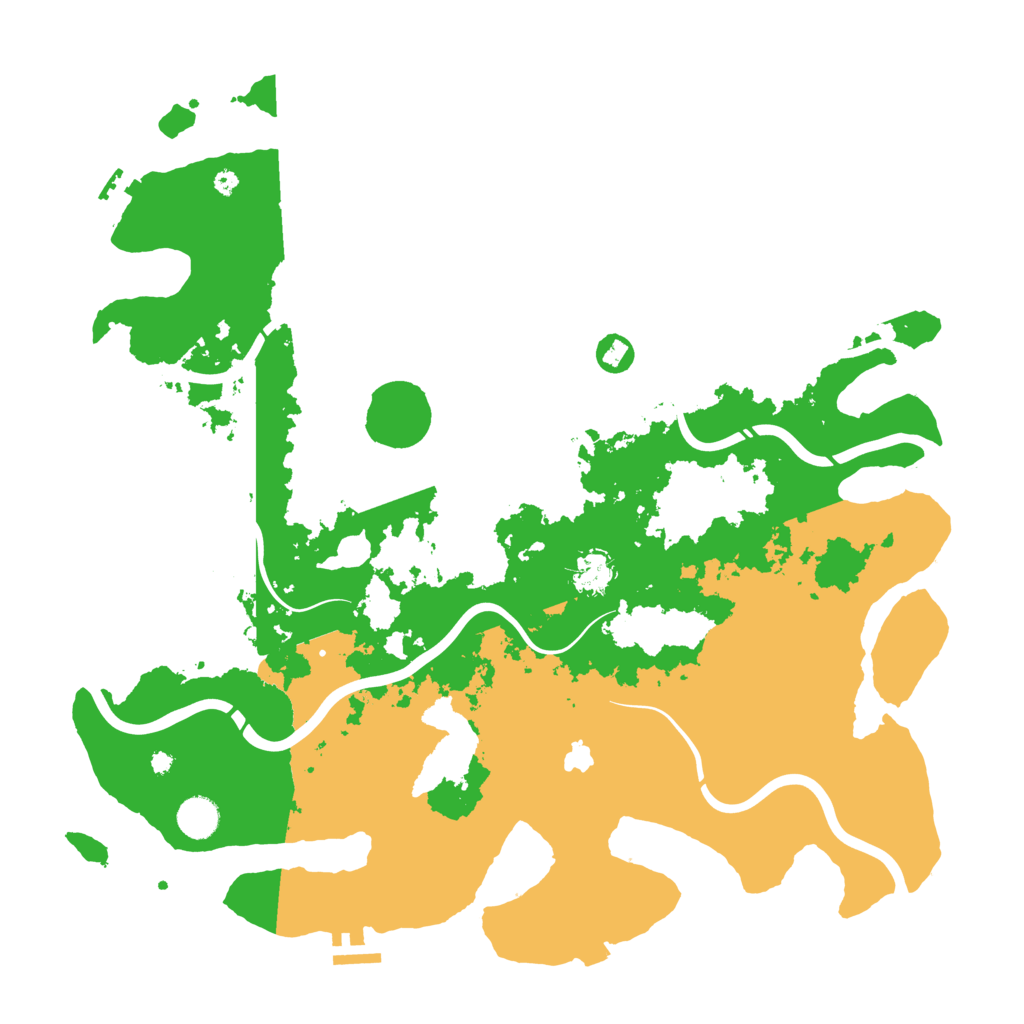 Biome Rust Map: Procedural Map, Size: 4300, Seed: 265254641