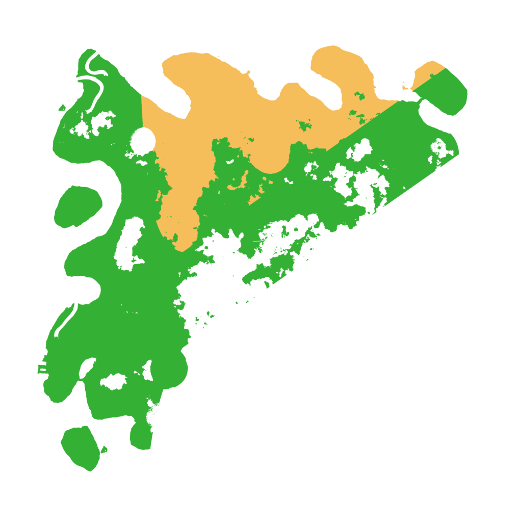 Biome Rust Map: Procedural Map, Size: 3700, Seed: 28015
