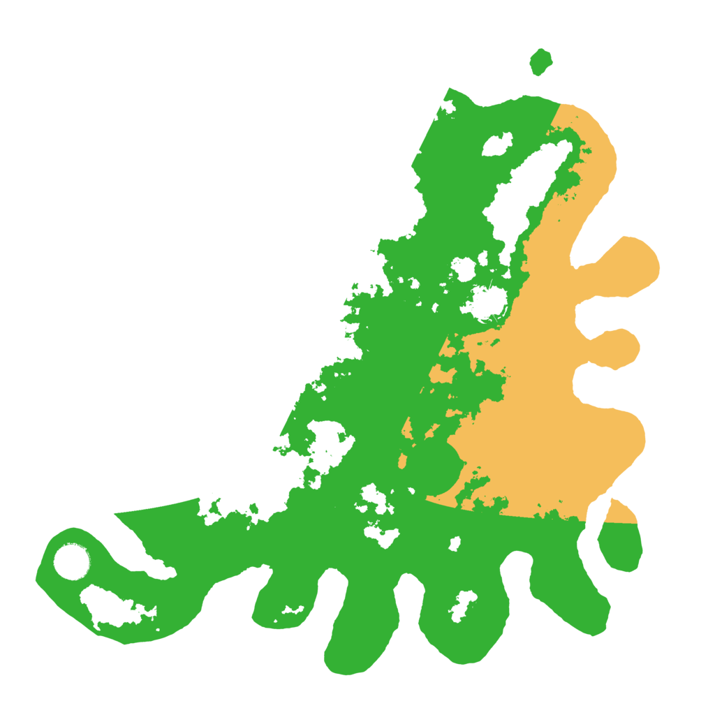 Biome Rust Map: Barren, Size: 3500, Seed: 1965694100