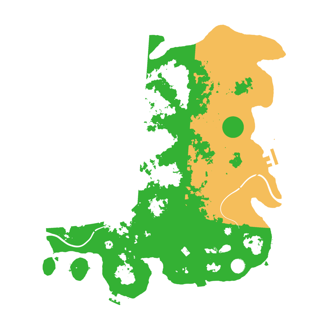 Biome Rust Map: Procedural Map, Size: 3850, Seed: 70601636