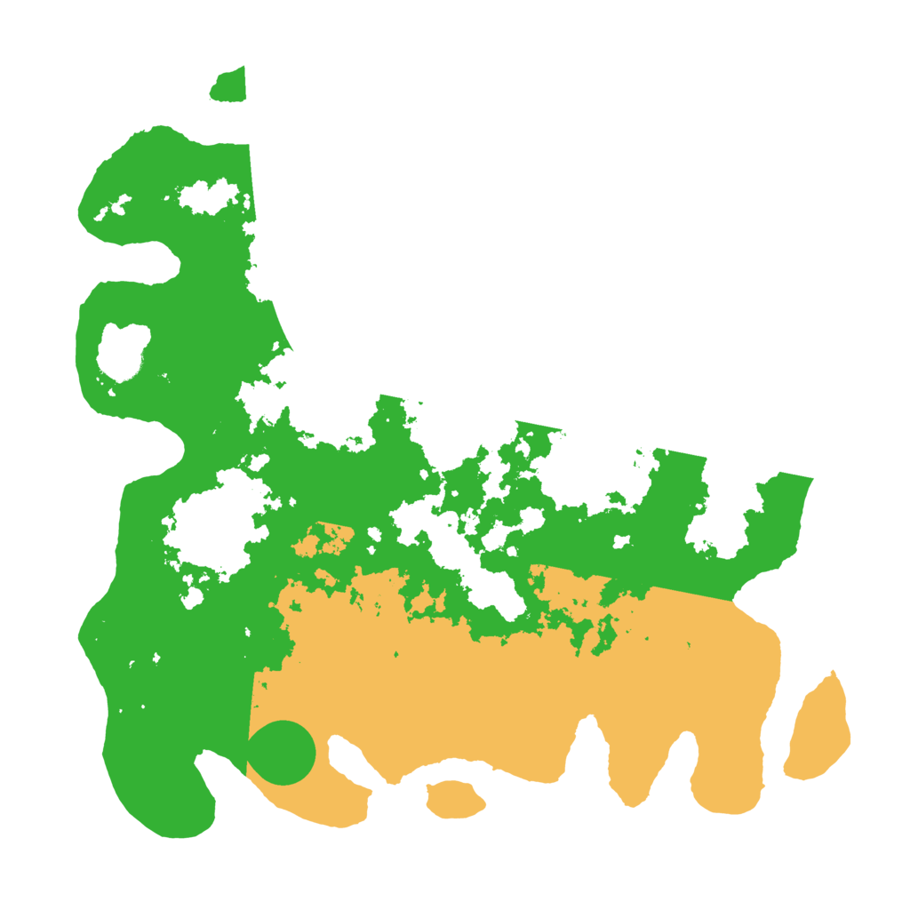 Biome Rust Map: Barren, Size: 3700, Seed: 392225