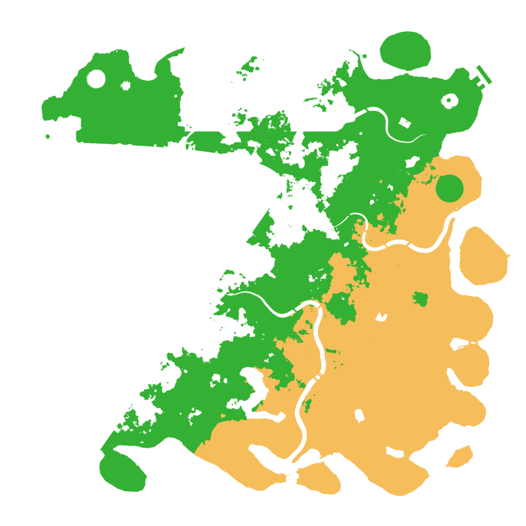 Biome Rust Map: Procedural Map, Size: 5000, Seed: 785421254